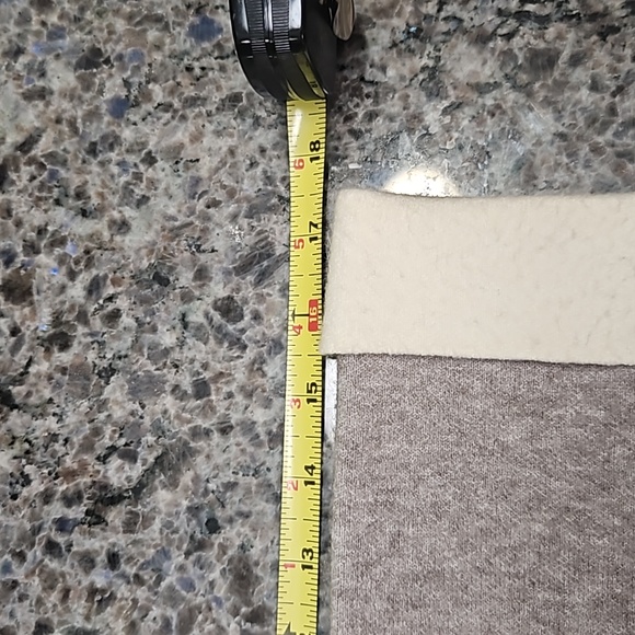 NANETTE LAPORE, SZ. XS, GRAY SWEATER WITH LONG SLEEVES WITH WHITE CUFFS. - Picture 14 of 16